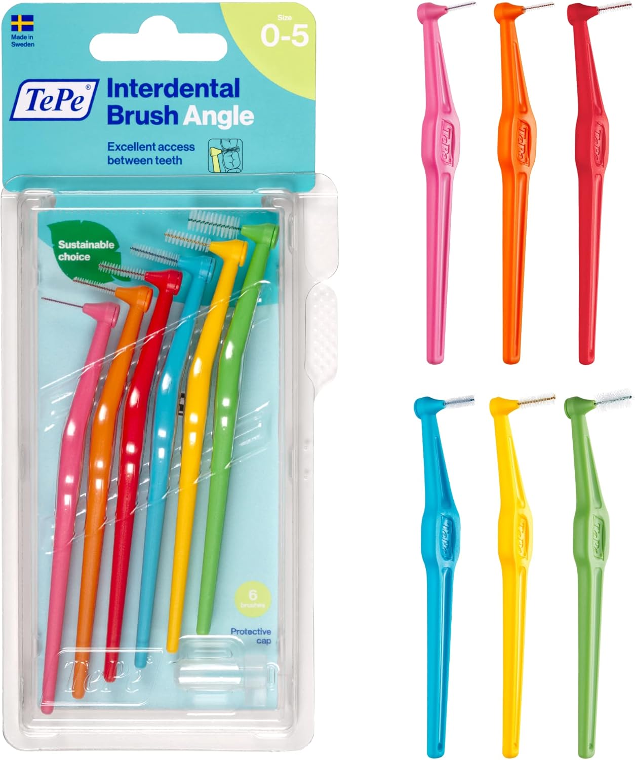 TePe Interdental Brush Angle (Pack of 6)
